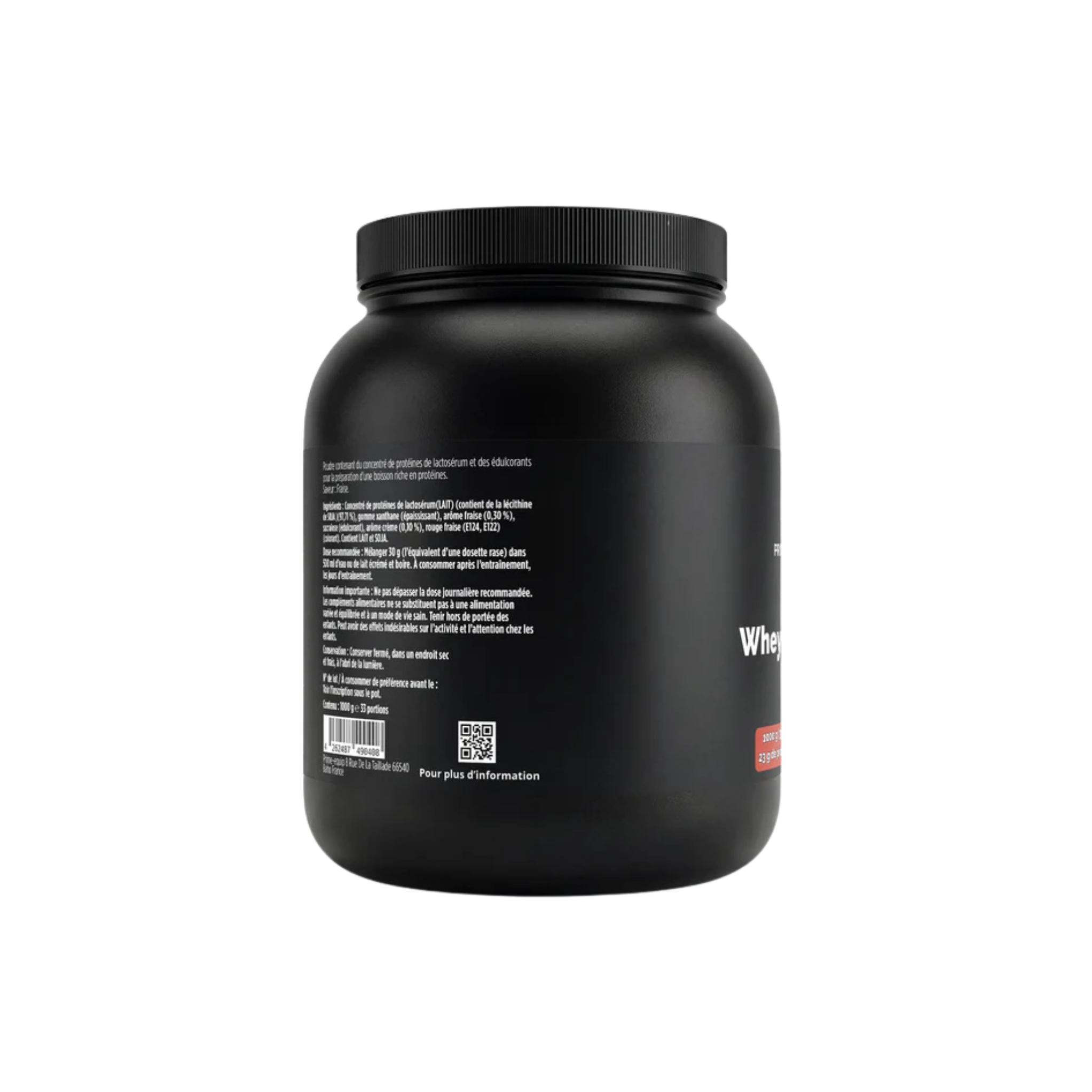 Prime Premium Whey Fraise - 1.000g
